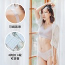 上開扣式 深V彈力無縫哺乳內衣【L3370裸紫】11/16