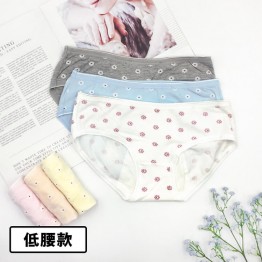 小花朵朵 棉質生理褲M-L【G534褲 粉色】0517